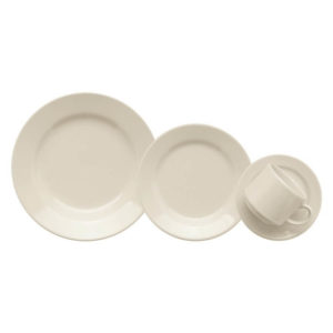 Aparelho de Jantar Donna Branco de Cerâmica 16 Peças - Biona