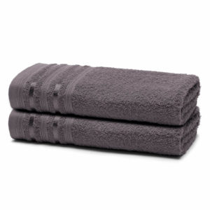 Jogo de Toalhas Prata Dante 2 Peças