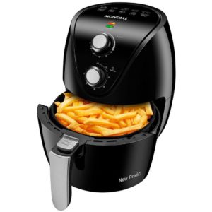 Fritadeira Elétrica sem Óleo/Air Fryer Mondial - New Pratic AF-31 Preto 3,5L com Timer