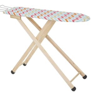 Tábua de Passar Roupa Dobrável de Madeira - Tramontina Compact ZigZag 2 Níveis de Altura