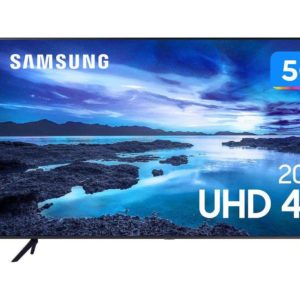Smart TV 50” Crystal 4K Samsung 50AU7700 - Wi-Fi Bluetooth HDR Alexa Built in 3 HDMI 1 USB